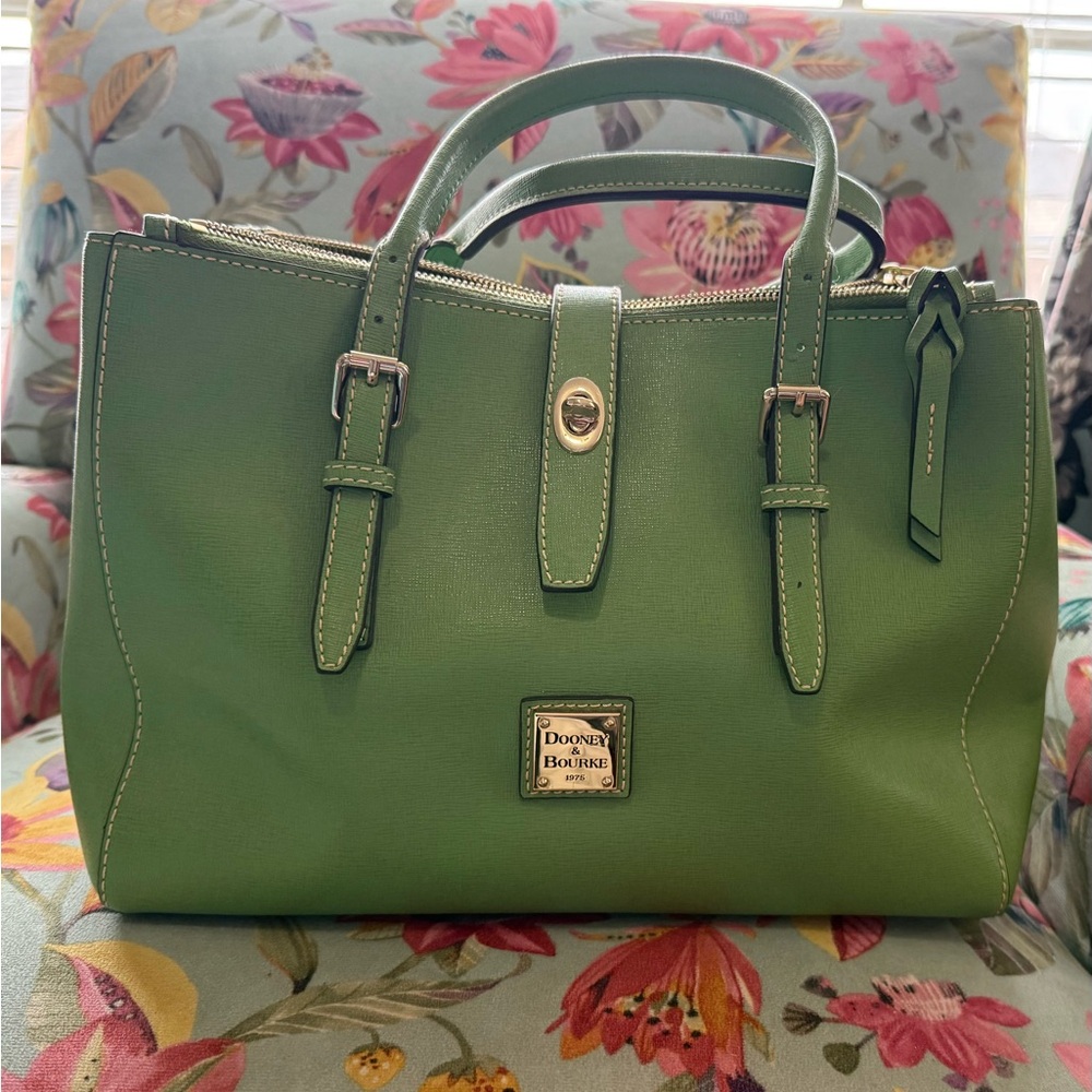 Dooney & Bourke Green Satchel Bag